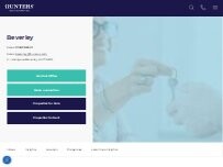Website Screenshot Hunters Estate & Letting Agents Beverley