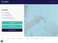 Website Screenshot Hunters Estate & Letting Agents Consett