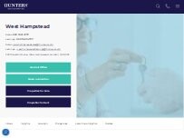 Website Screenshot Hunters Estate & Letting Agents West Hampstead