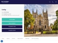Website Screenshot Hunters Estate Agents Selby
