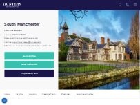 Website Screenshot Hunters Estate & Letting Agents South Manchester