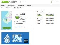 Website Screenshot ASDA Cafe