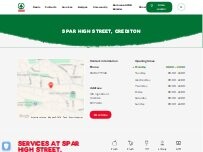 Website Screenshot SPAR High Street, Crediton