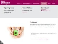 Website Screenshot Just Mortgages Leeds