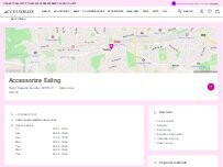 Website Screenshot Accessorize