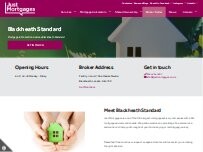 Website Screenshot Just Mortgages Blackheath Standard