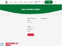Website Screenshot SPAR Princess Street
