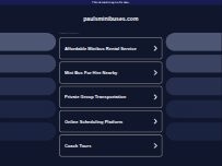 Website Screenshot Pauls Minibuses
