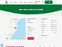 Website Screenshot SPAR Port Charlotte Store