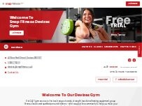 Website Screenshot Snap Fitness Devizes