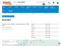 Website Screenshot Wilco Motor Spares