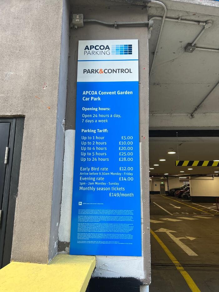 Images Car Park Covent Garden | APCOA