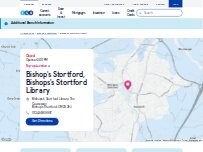 Website Screenshot TSB Bank – Pop-Up Location