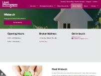 Website Screenshot Just Mortgages Wisbech