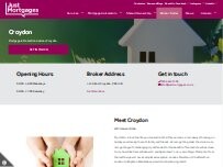Website Screenshot Just Mortgages Croydon