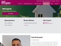 Website Screenshot Just Mortgages Barkingside