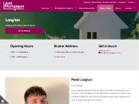 Website Screenshot Just Mortgages Longton