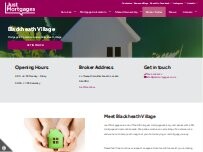 Website Screenshot Just Mortgages Blackheath Village