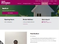Website Screenshot Just Mortgages Bedford