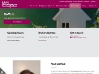 Website Screenshot Just Mortgages Stafford