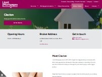 Website Screenshot Just Mortgages Clacton