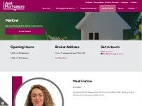 Website Screenshot Just Mortgages Harlow