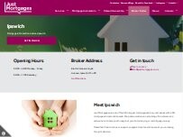 Website Screenshot Just Mortgages Ipswich