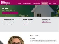 Website Screenshot Just Mortgages Lincoln