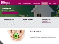 Website Screenshot Just Mortgages Warrington