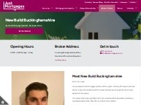 Website Screenshot Just Mortgages New Build Buckinghamshire