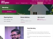 Website Screenshot Just Mortgages Wembley Park