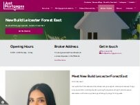 Website Screenshot Just Mortgages New Build Leicester Forest East