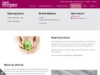 Website Screenshot Just Mortgages Hornchurch