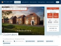 Website Screenshot David Wilson Homes - Clockmakers