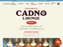 Website Screenshot Cadno Lounge