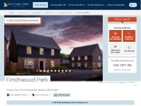 Website Screenshot David Wilson Homes - Finchwood Park