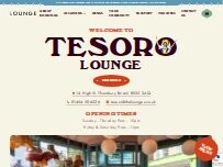 Website Screenshot Tesoro Lounge