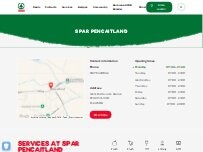 Website Screenshot SPAR Pencaitland