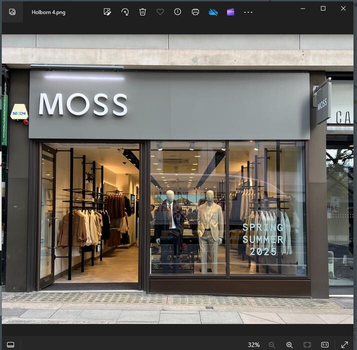 Images Moss Bros Holborn