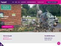 Website Screenshot haart Estate Agents Hinckley