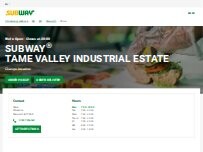 Website Screenshot Subway