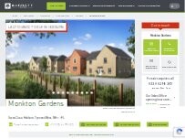 Website Screenshot Barratt Homes - Monkton Gardens