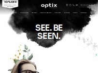 Website Screenshot OPTIX Opticians