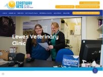 Website Screenshot Coastway Vets, Lewes