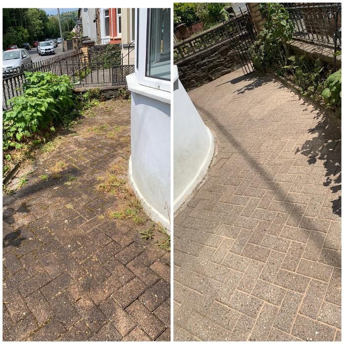 Images home and garden pressure washing