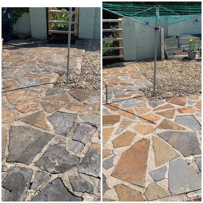 Images home and garden pressure washing