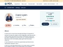 Website Screenshot David Lipkin, Consultant Cardiologist