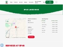 Website Screenshot SPAR Lakes Road