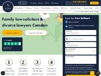 Website Screenshot Stowe Family Law LLP - Divorce Solicitors Camden