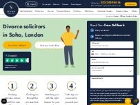 Website Screenshot Stowe Family Law LLP - Divorce Solicitors Soho